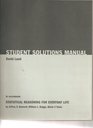 Student Solutions Manual to Accompany Statistical Reasoning for Everyday Life