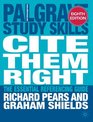 Cite Them Right The essential referencing guide