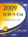 2009 ICD9CM Volumes 1 2  3 Standard Edition with 2008 HCPCS Level II and CPT 2009 Professional Edition Package