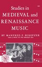 Studies In Medieval and  Renaissance Music