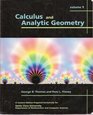 Calculus and Analytic Geometry Volume 1  A Custom Edition Prepared for Santa Clara University Dept of Math and Computer Sci