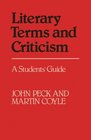 Literary Terms and Criticism A Students' Guide