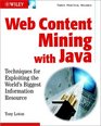 Web Content Mining with Java
