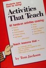 Activities That Teach