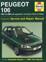 Peugeot 106 Petrol and Diesel Service and Repair Manual 1991 to 2004