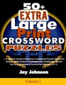 50 Extra  Large Print  CROSSWORD Puzzles A Special Jumbo Print Easy Crosswords Puzzles Book For Seniors With Todays Contemporary Dictionary Words  Games Jumbo Crossword Series