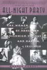 AllNight Party  The Women of Bohemian Greenwich Village and Harlem 19131930