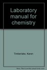 Laboratory manual for chemistry
