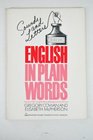 English in plain words Sounds and letters