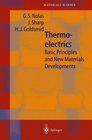 Thermoelectrics Basic Principles and New Materials Developments
