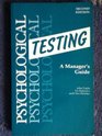 Psychological Testing A Manager's Guide