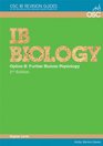 IB Biology  Option H Further Human Physiology Higher Level