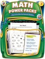 Math Power Packs Grade 1 Reproducible Homework Packets