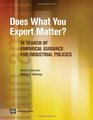Does What You Export Matter In Search of Empirical Guidance for Industrial Policies