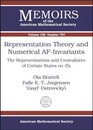 Representation Theory and Numerical AFInvariants