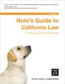 Nolo's Guide to California Law