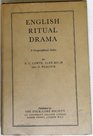 English Ritual Drama A Geographical Index