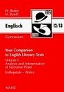 Your Companion to English Literary Texts 2 Vols Vol1 Analysis and Interpretation of Narrative Prose