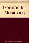 German for Musicians