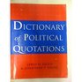 Dictionary of Political Quotations