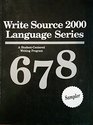WRITE SOURCE 2000 LANGUAGE SERIESSampler