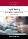 Legal Writing Process Analysis and Organization