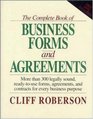 The Complete Book of Business Forms and Agreements Book and 35 Disk Set