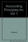 Accounting Principles Im Vol 1