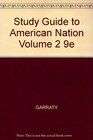 Study Guide to Accompany the American Nation