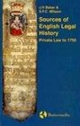 Sources Of English Legal History Private Law To 1750