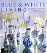 Blue and White Living