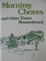 MORNING CHORES/OTHER TIME