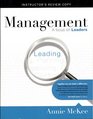 Management a Focus on Leaders Instructor's Rewiew Copy