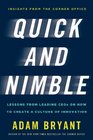 Quick and Nimble Lessons from Leading CEOs on How to Create a Culture of Innovation