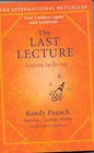 The Last Lecture  Lessons In Living