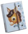 Happy Kitty Bunny Pony Plastic Purse Note Cards