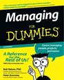 Managing for Dummies Second Edition