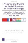 Preparing and Training for the Full Spectrum of Military Challenges Insights from the Experiences of China France the United Kingdom India and Israel