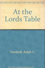 At the Lords Table