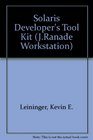 Solaris Developer's Tool Kit/Book and CdRom