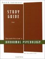 Abnorman Psychology an Introduction