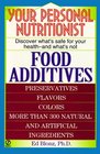 Your Personal Nutritionist Food Additives