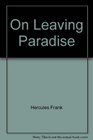 On leaving paradise A novel