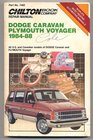 Chilton Book Company repair manual All US and Canadian models of Dodge Caravan and Plymouth Voyager