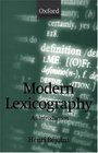 Modern Lexicography An Introduction