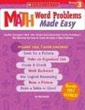 Math Word Problems Made Easy      Grade 3