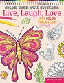 Color Your Own Stickers Live Laugh Love Just Color Peel  Stick