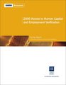 2006 Access to Human Capital and Employment Verification