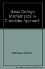 Basic College Mathematics: A Calculator Approach