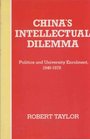 China's Intellectual Dilemma Politics and University Enrollment 19491978